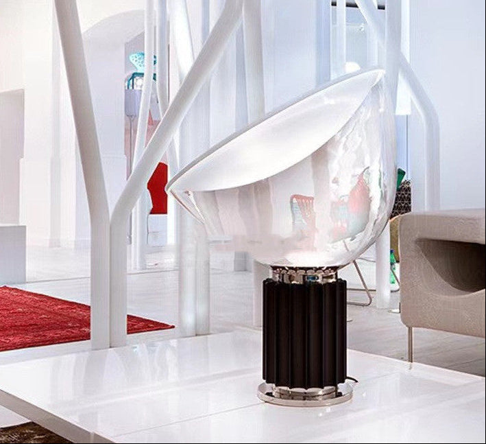 Fashion Creative Radar Table Lamp – Modern Metal & Glass Decorative LED Light