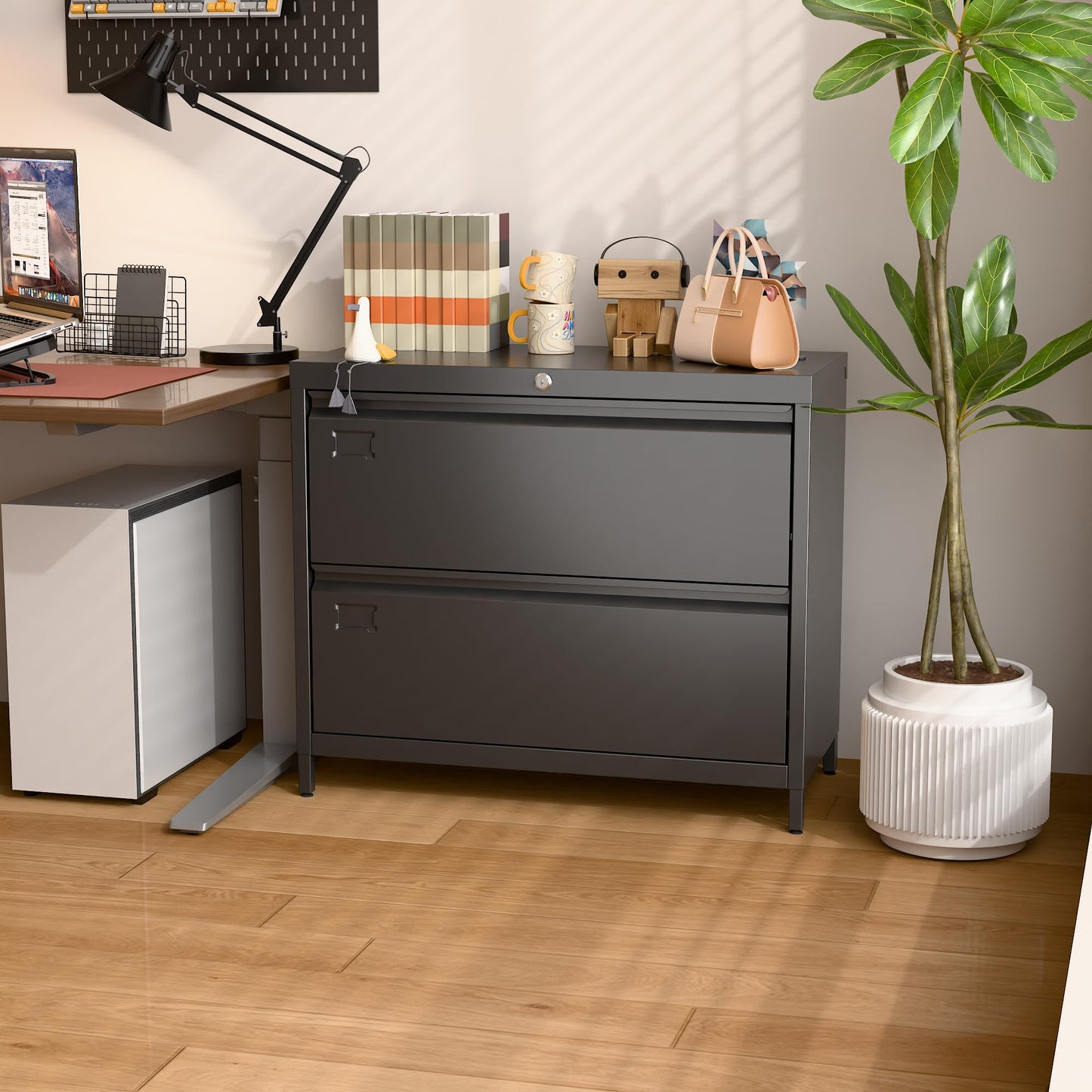 2-Drawer SleekFile Dual-Drawer Office Cabinet