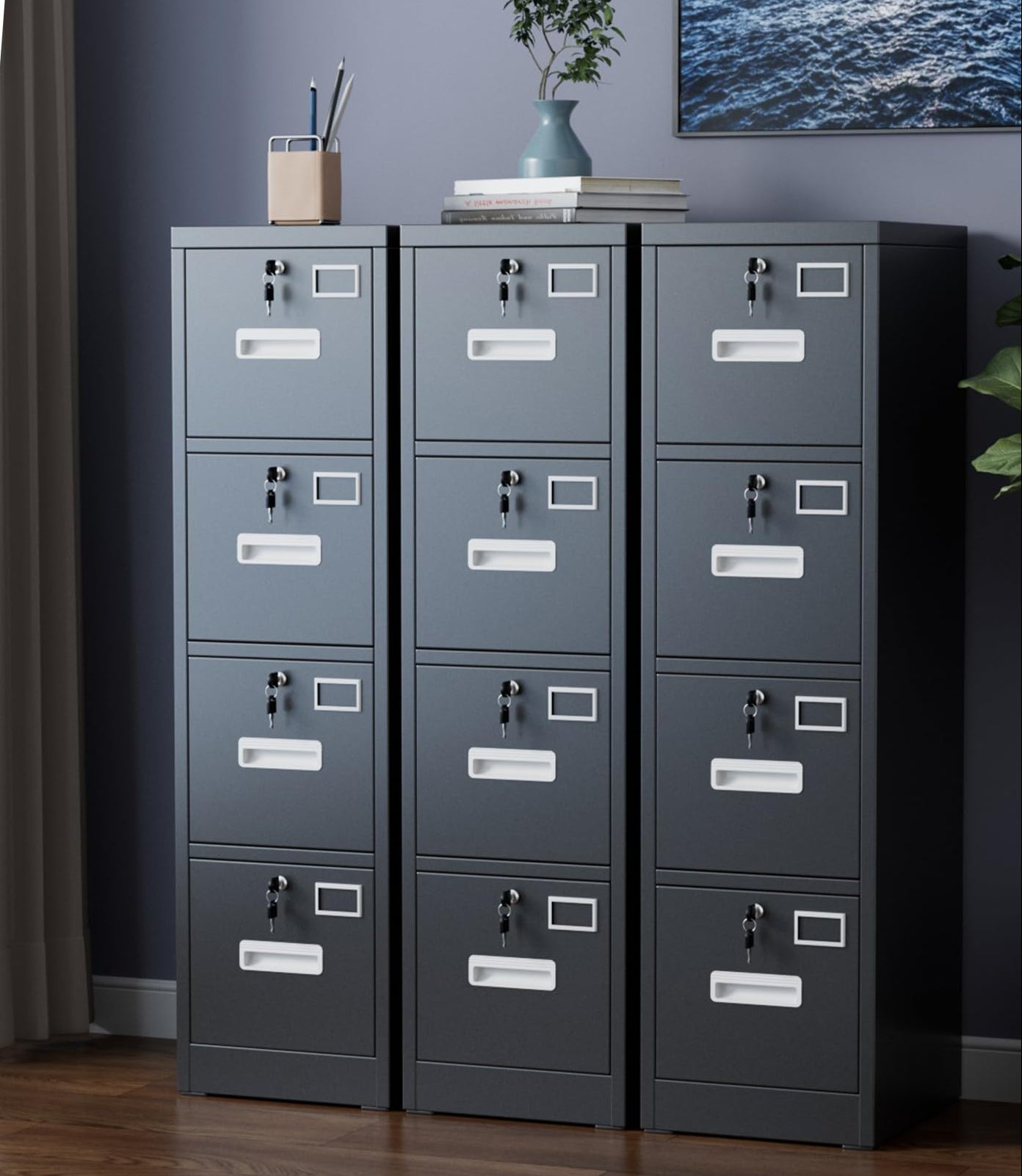 lexiOrganize 4-Drawer Filing Cabinet