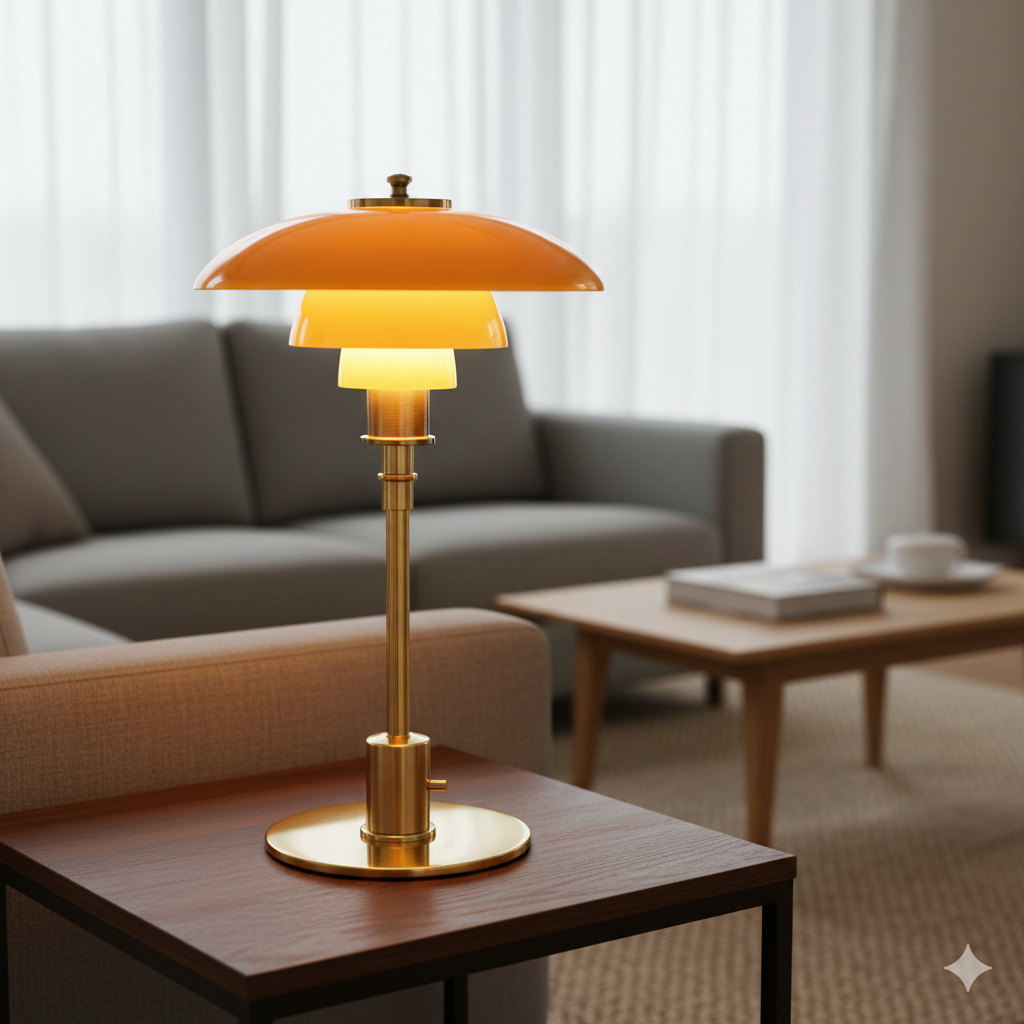 Artistic Glass Bedside Table Lamp – Modern Creative Lighting for Living Room & Bedroom