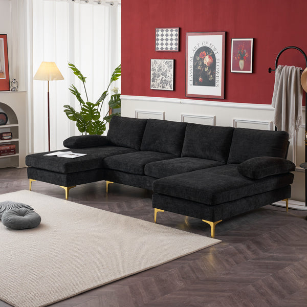 NovaHaven – U-Shaped 4-Seater Modular Sofa