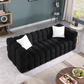 Modern Bouclé Marshmallow Sofa – 3-Seater Plush Cloud Design