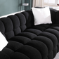 Modern Bouclé Marshmallow Sofa – 3-Seater Plush Cloud Design