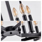 AstraGild 8-Light Geometric Chandelier