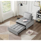 SpaceSmart Velvet Sleeper Sofa