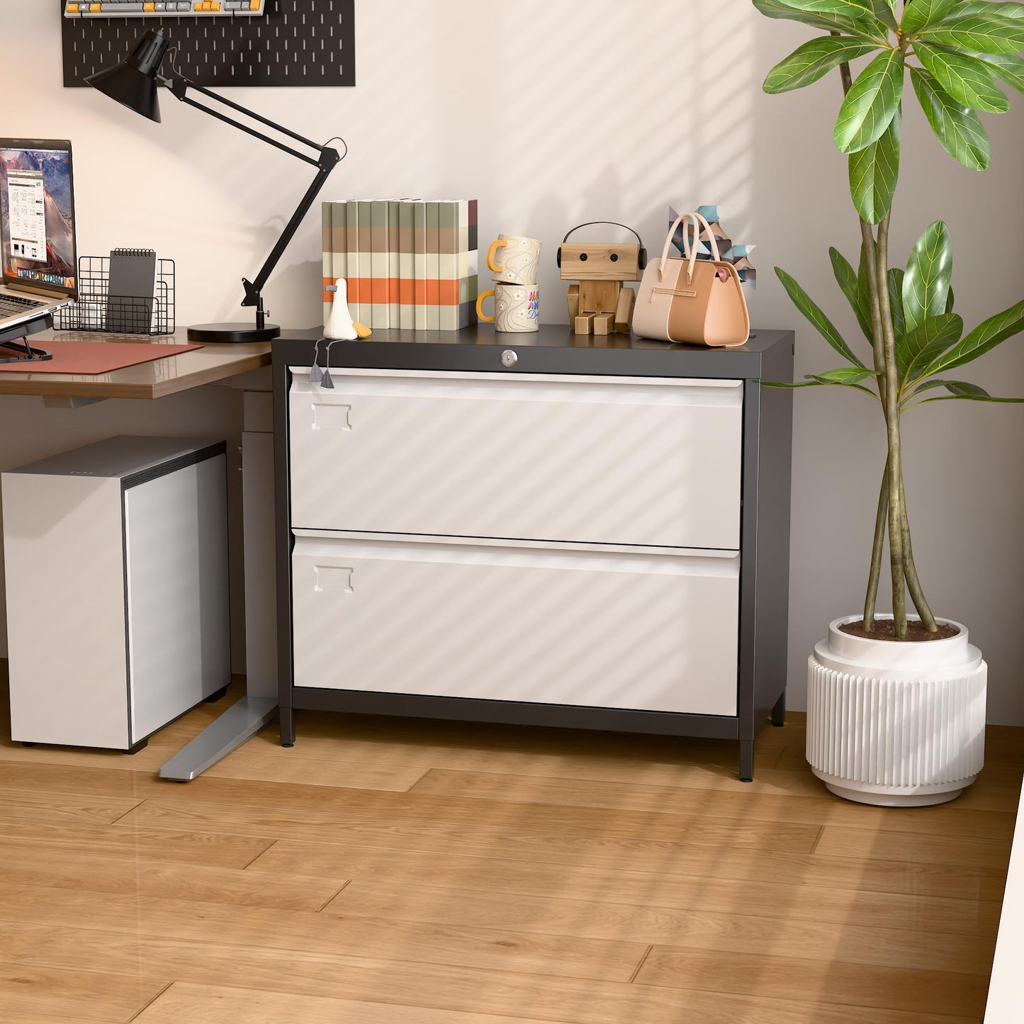 2-Drawer UrbanBlend Metal Filing Cabinet