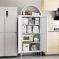 Kitchen Pantry Cabinet – White Freestanding Storage Cupboard