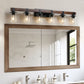 Rustic 6-Light Farmhouse Vanity Light