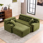 LuxeCove Chaise Lounge Sofa - Soft Modular 4-Seater