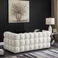 White Boucle Marshmallow 2-Seater Sofa