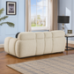 Beige Bouclé Marshmallow 2-Seater Sofa