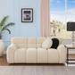 Beige Bouclé Marshmallow 2-Seater Sofa