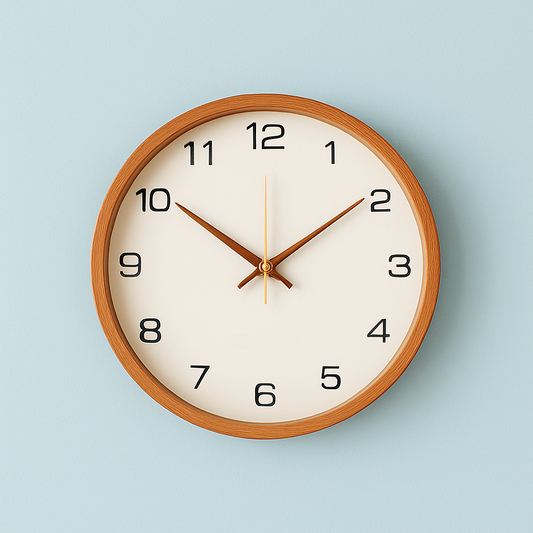 TranscendTime | Wall clock made of wood and glass