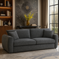 Modern Grey Minimalist 3-Seater Sofa
