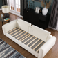 CalmaBeige - Modern Minimalist 3-Seater Sofa