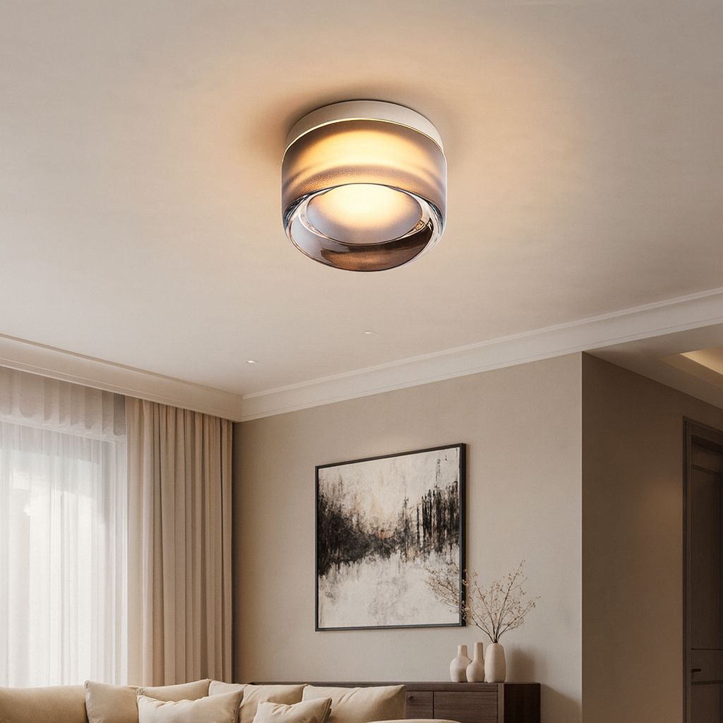 OrbiLumina - Modern round wall light