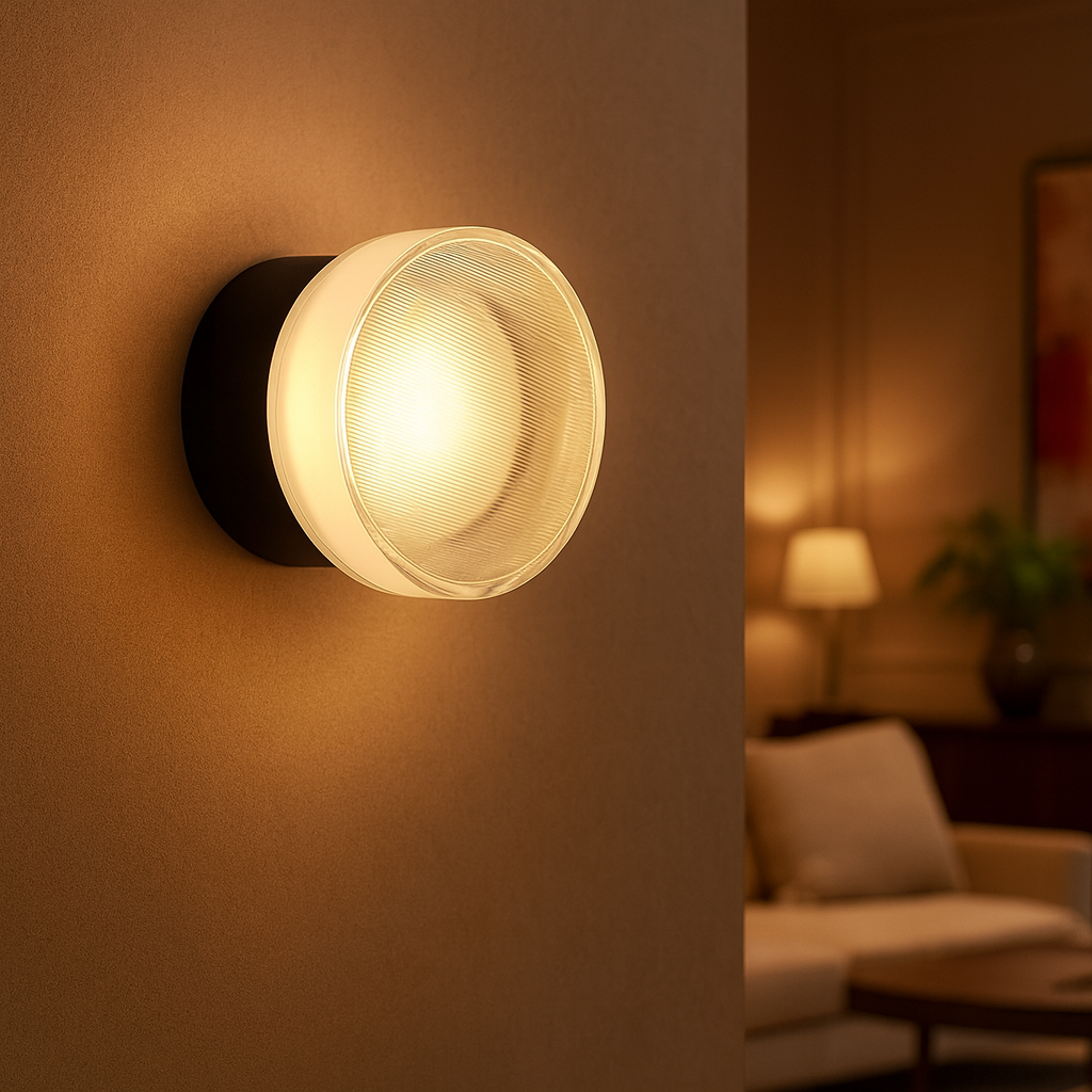 OrbiLumina - Modern round wall light