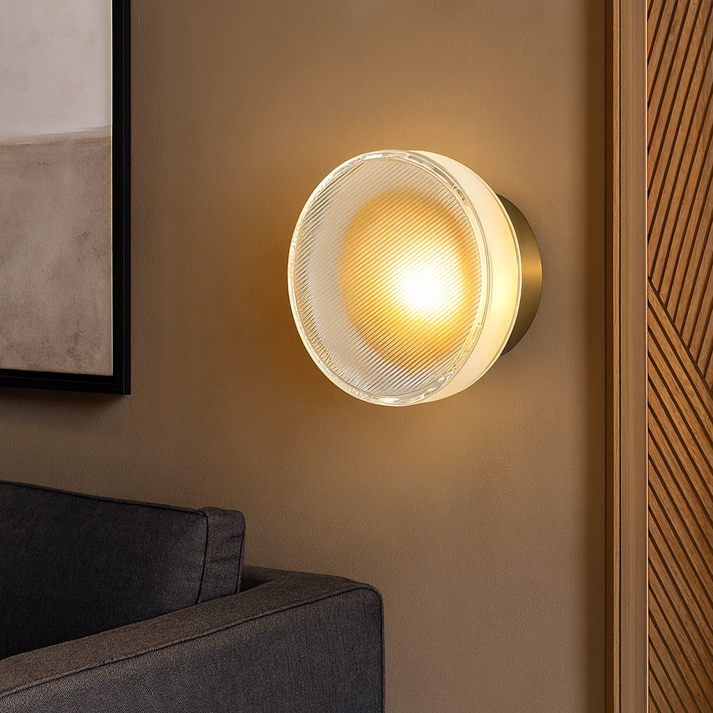 OrbiLumina - Modern round wall light