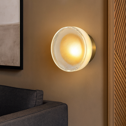 OrbiLumina - Modern round wall light