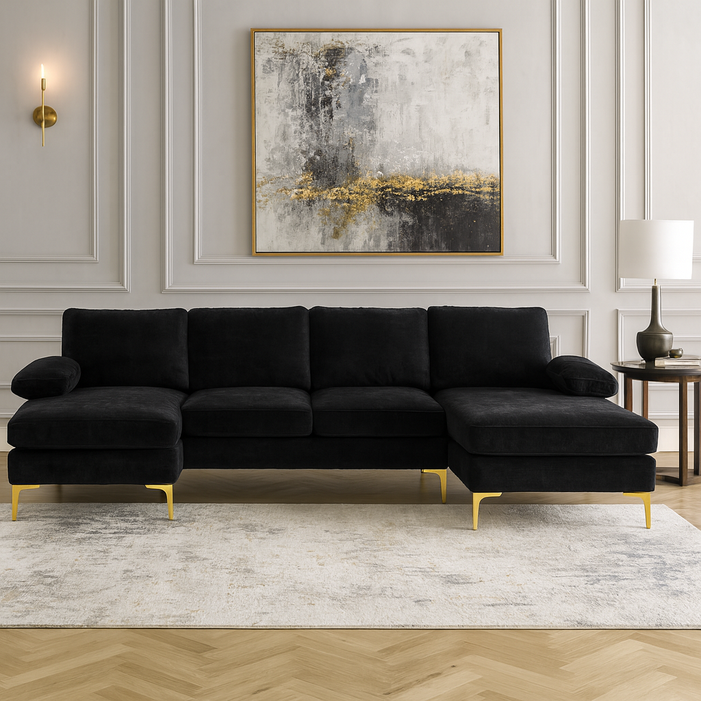 NovaHaven – U-Shaped 4-Seater Modular Sofa