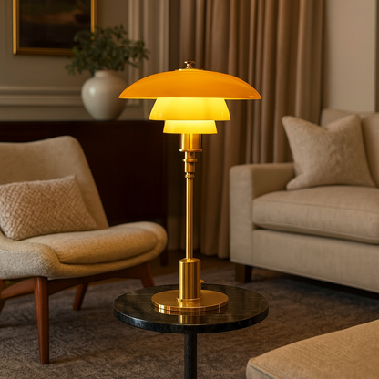 Artistic Glass Bedside Table Lamp – Modern Creative Lighting for Living Room & Bedroom