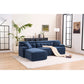 LuxeCove Chaise Lounge Sofa - Soft Modular 4-Seater