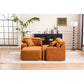 LuxeCove Chaise Lounge Sofa - Soft Modular 4-Seater