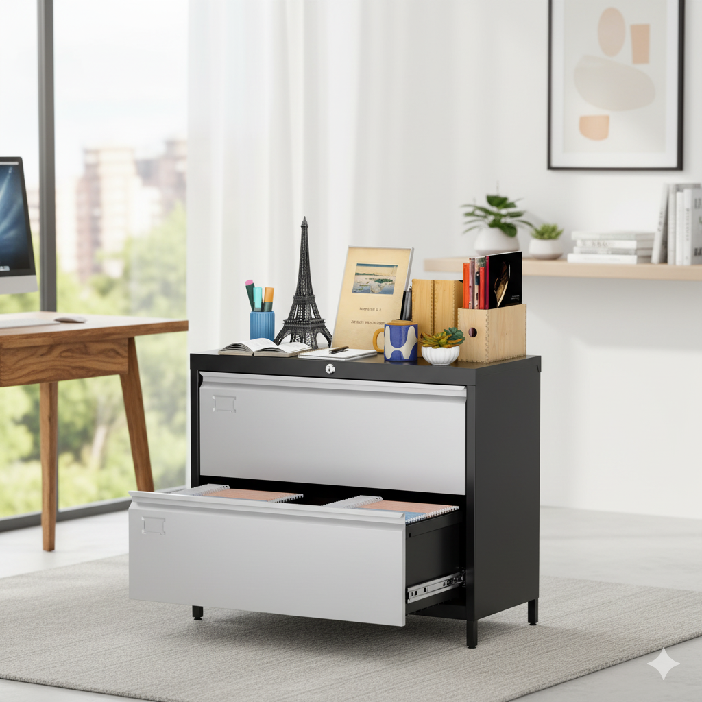2-Drawer UrbanBlend Metal Filing Cabinet
