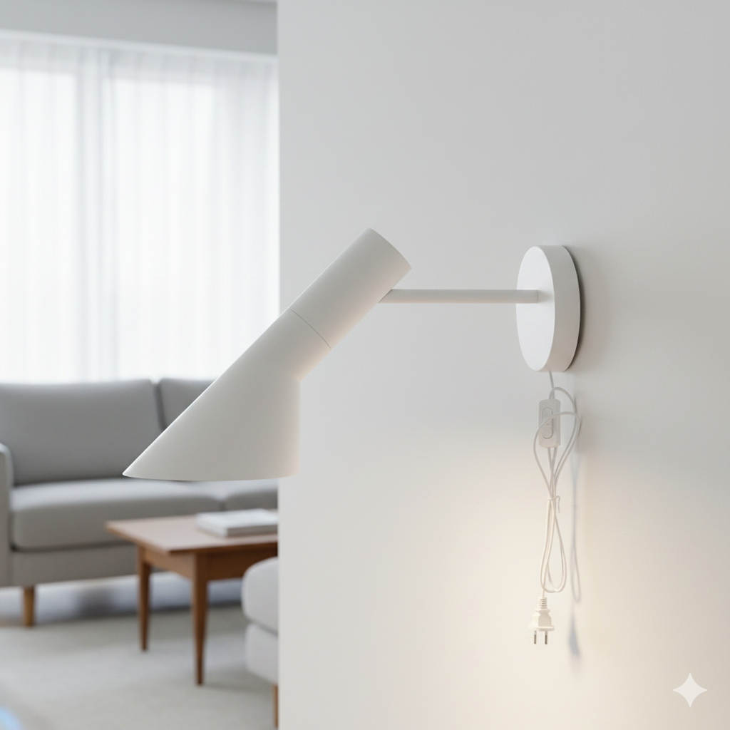 Modern Minimalist LED Wall Lamp – Creative Metal Bedside Light for Bedroom & Living Room