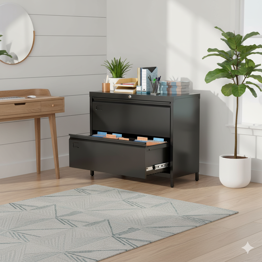 2-Drawer SleekFile Dual-Drawer Office Cabinet