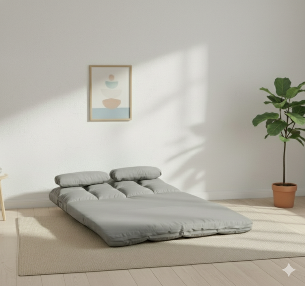 PillowCloud Floor Sofa Bed– Convertible Floor Sofa Chair with Pillows