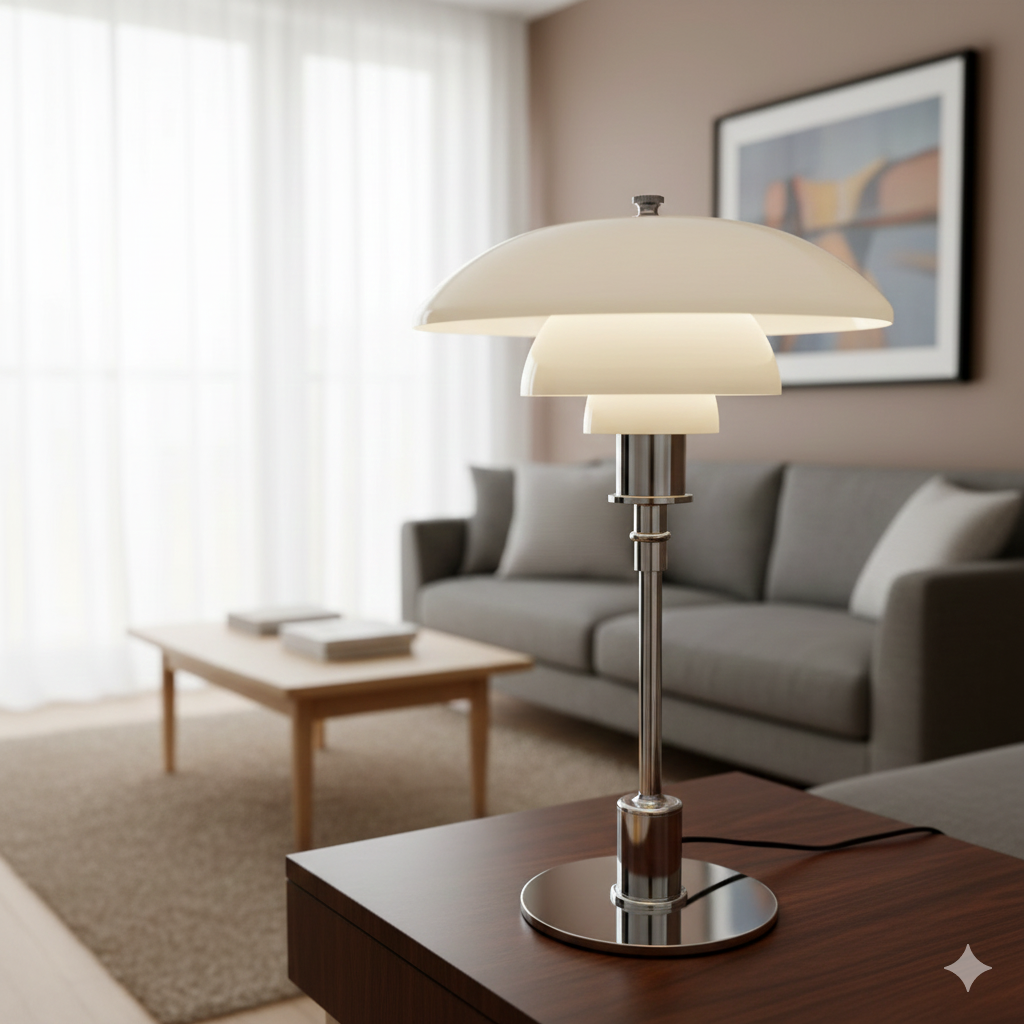 Artistic Glass Bedside Table Lamp – Modern Creative Lighting for Living Room & Bedroom