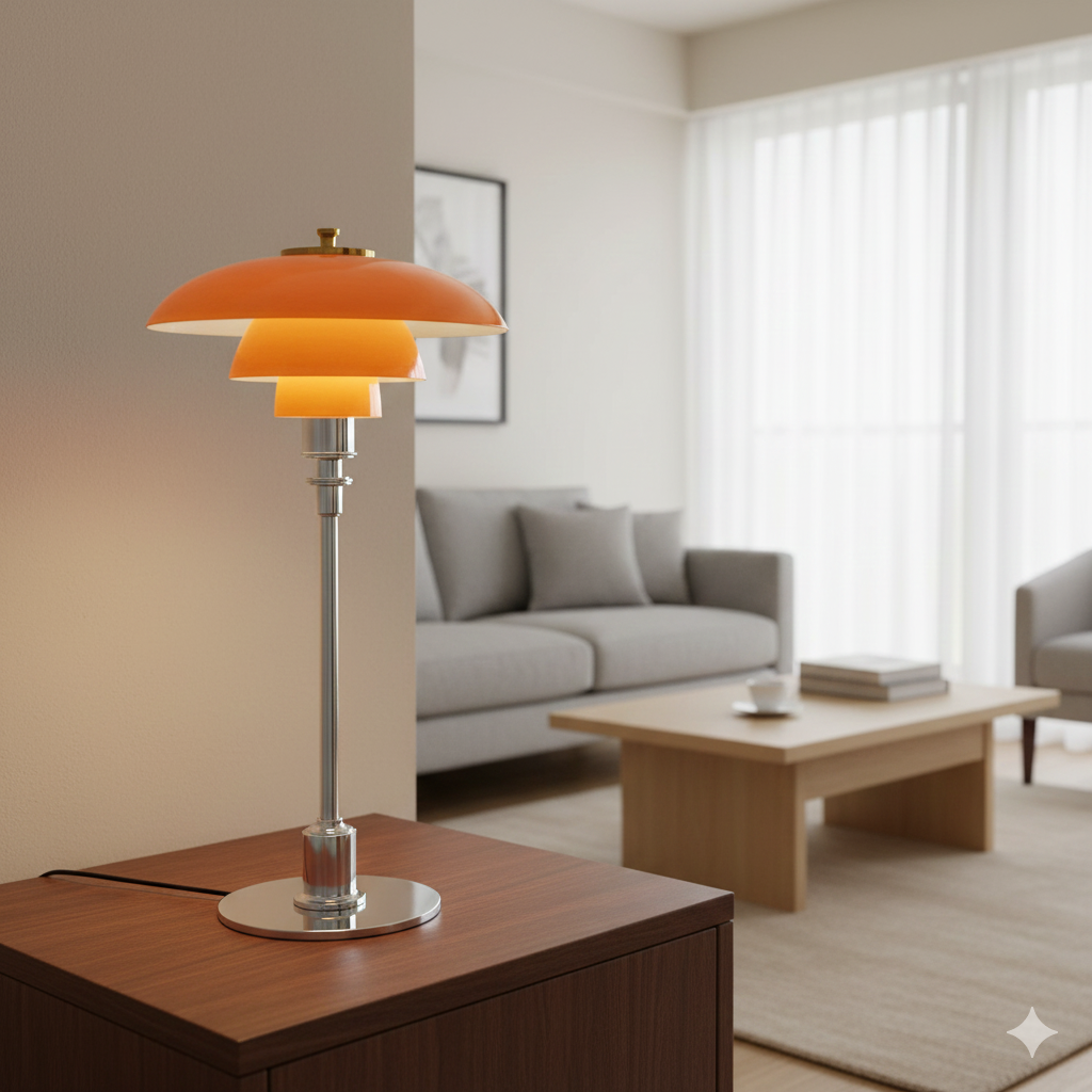 Artistic Glass Bedside Table Lamp – Modern Creative Lighting for Living Room & Bedroom