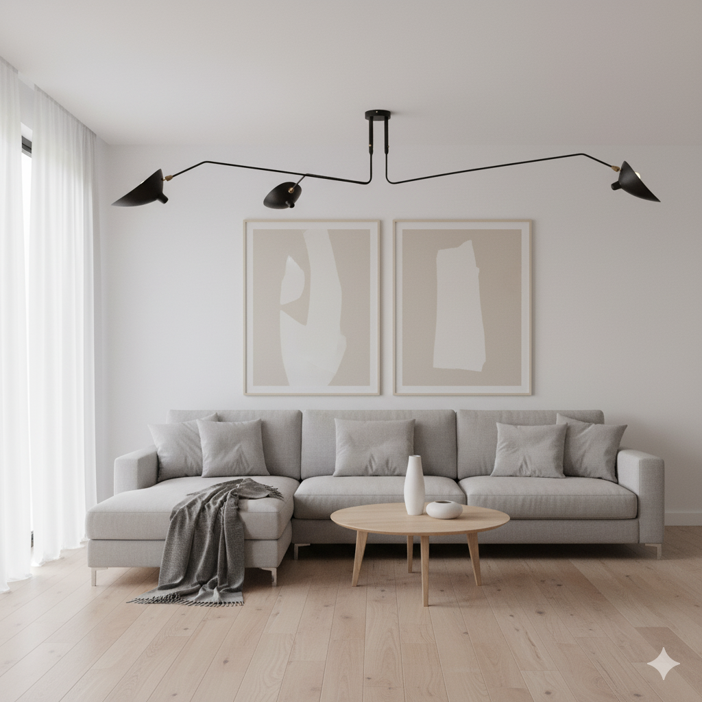 MonoArc Modern Ceiling Lamp