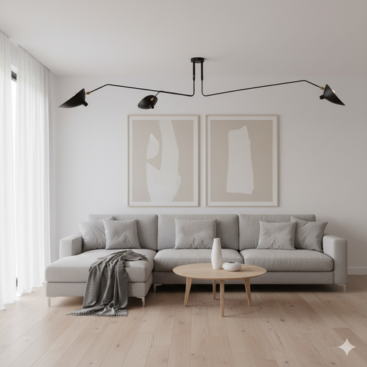 MonoArc Modern Ceiling Lamp