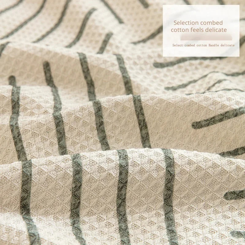 NordicNest - Sofa cover with tassel trim