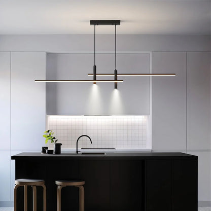 LinearGlow - Modern minimalist dining room chandelier