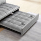 VelvetEase – Convertible 2-Seater Sofa Bed