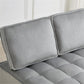 VelvetEase – Convertible 2-Seater Sofa Bed