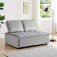 VelvetEase – Convertible 2-Seater Sofa Bed