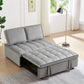 VelvetEase – Convertible 2-Seater Sofa Bed